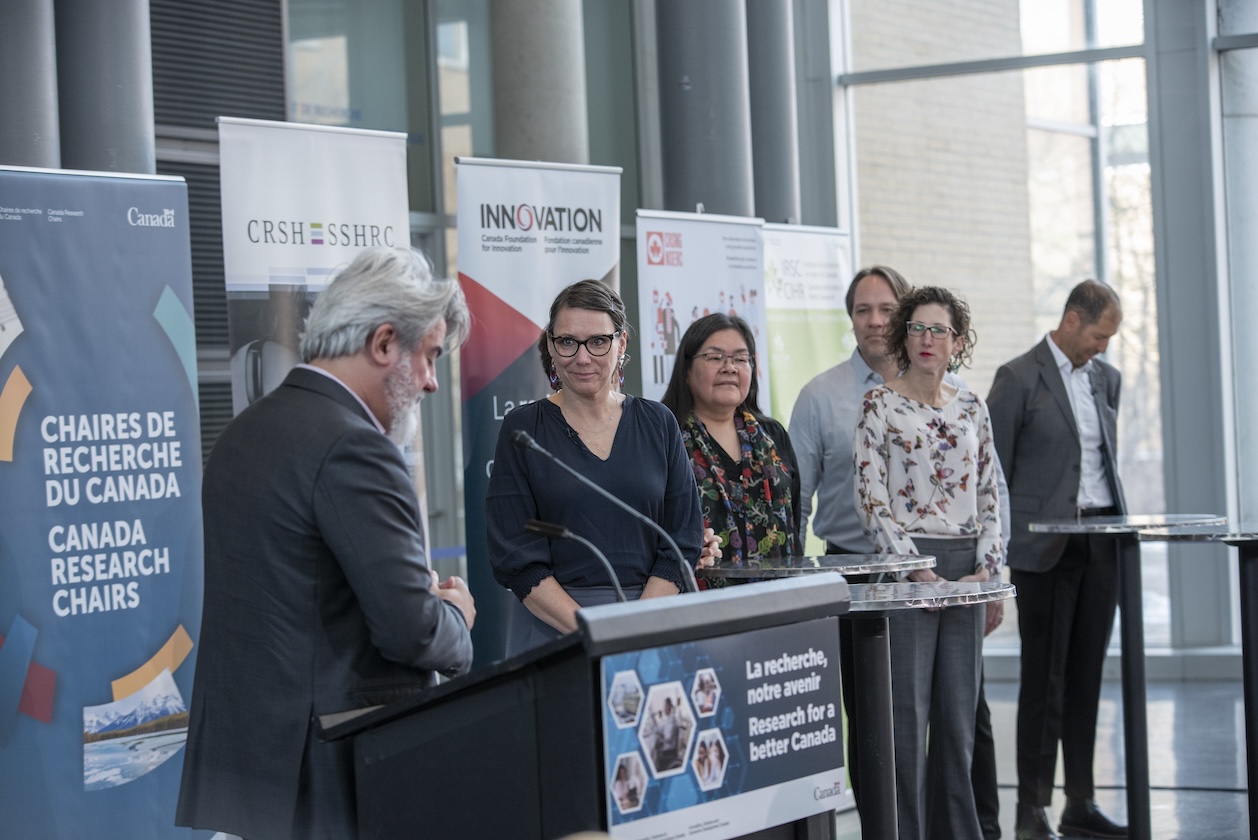 Pablo Rodriguez, Annie Pullen Sanfaçon, Yvette Mollen, Miriam Beauchamp, Louis De Beaumont et Mohamed Hijri