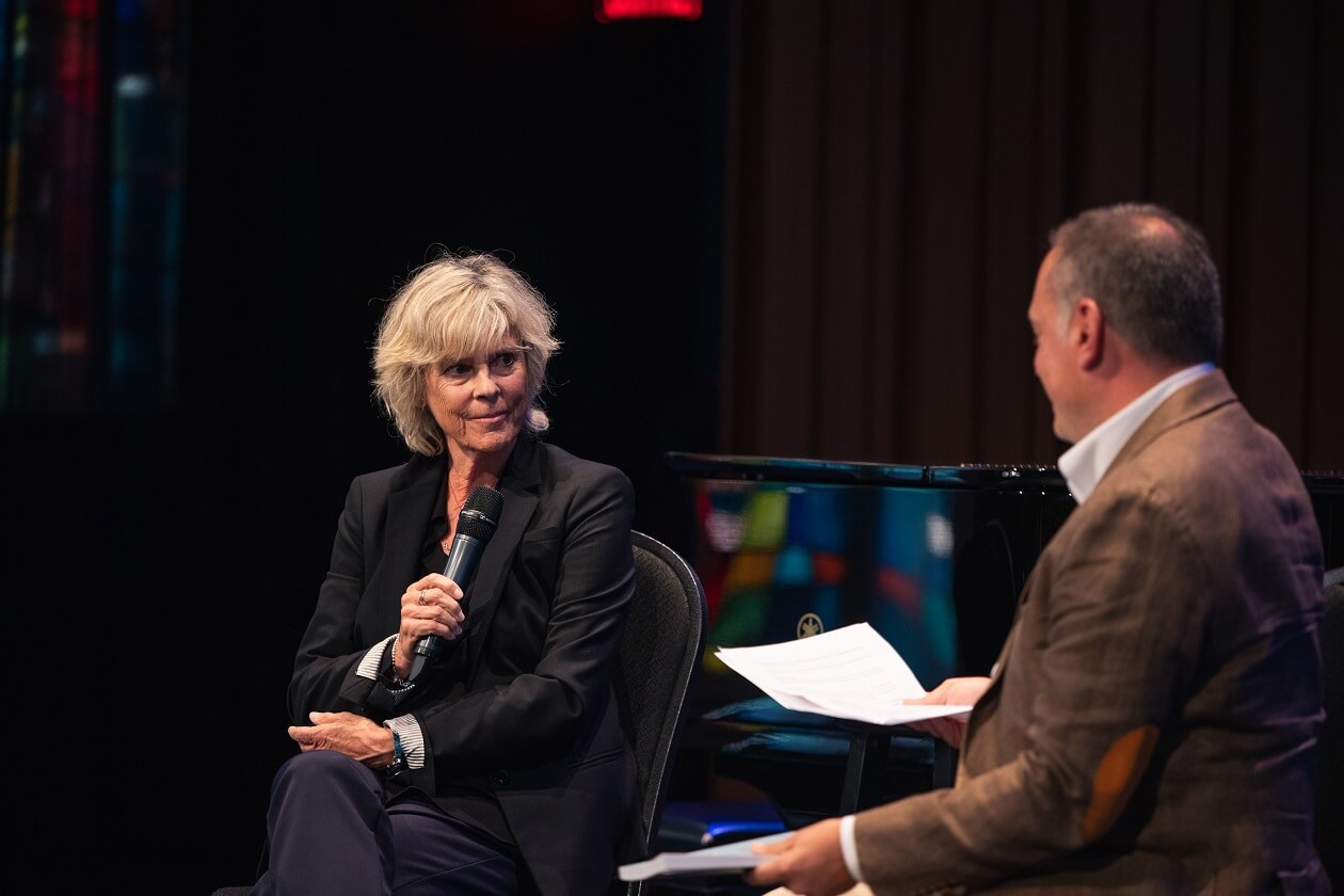 Hélène Dorion et Francis Gingras.