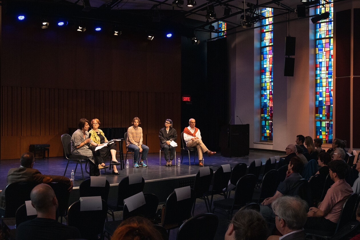 Table-ronde atour de l'oeuvre de Marie-Claire Blais réunissant Jean Bernier, Lise Gauvin, Kevin Lambert, Catherine Mavrikakis et Élisabeth Nardout-Lafarge. 
