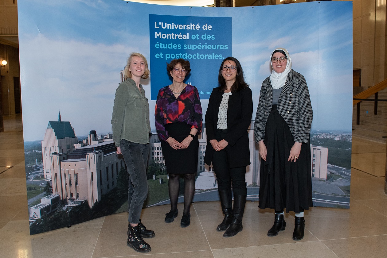 Soraya Paquereau-Gaboreau, Louise Demers, Clara Ziane et Hadjer Dahel