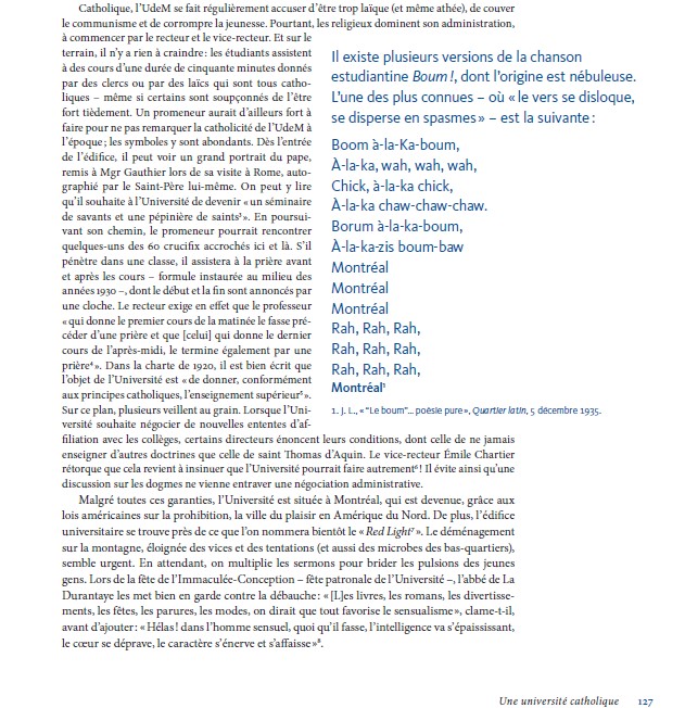 L'Université de Montréal : une histoire urbaine et internationale.