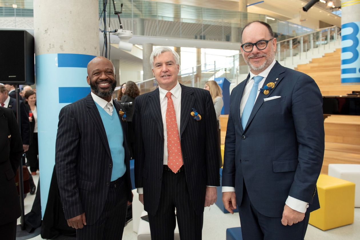 Frantz Saintellemy, Jacques Courtois et Daniel Jutras