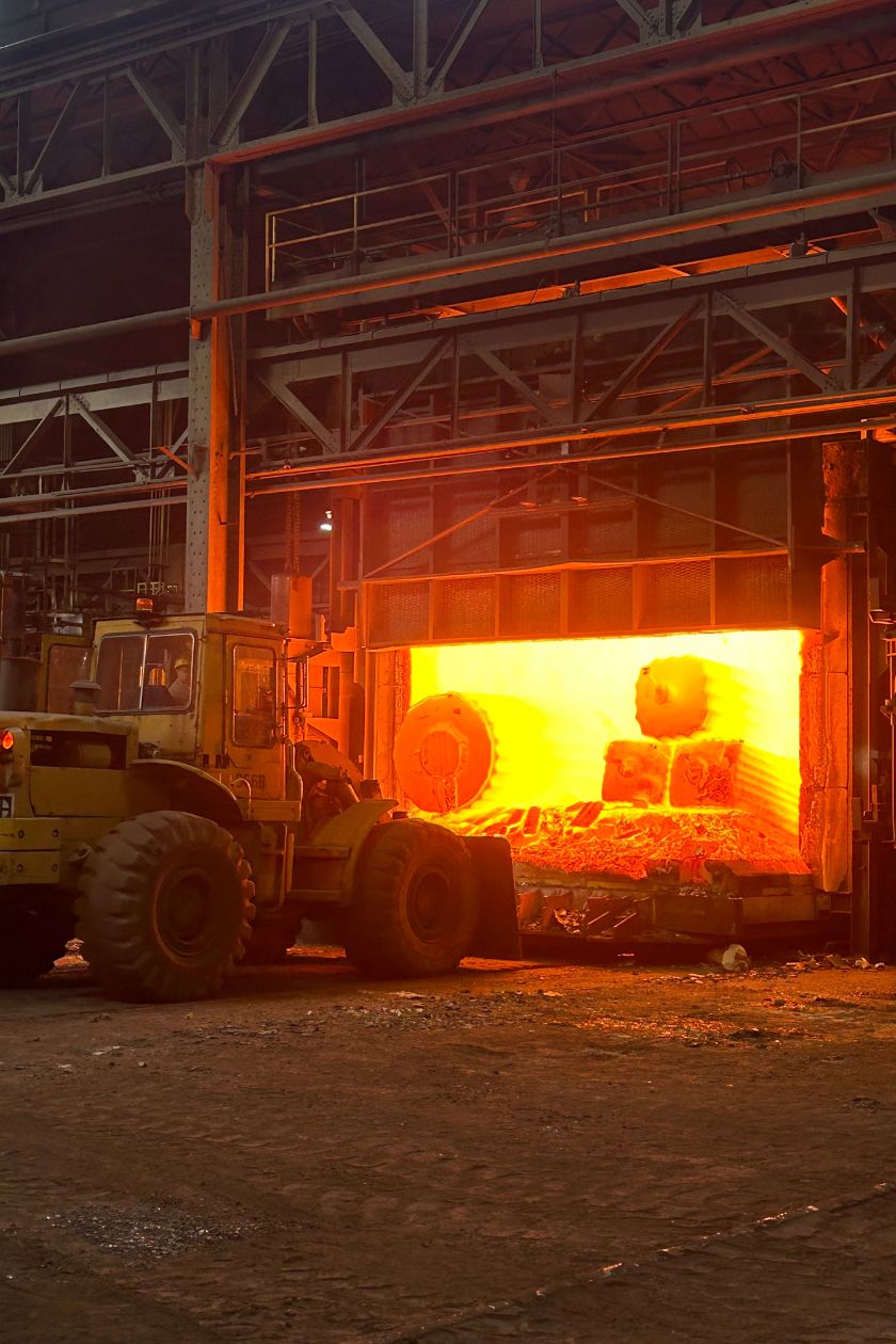 Un four industriel