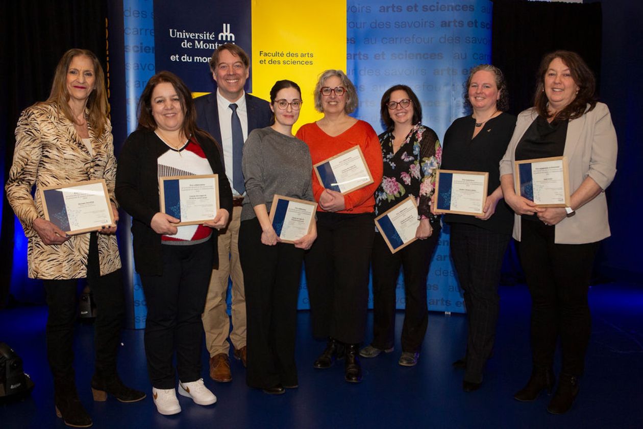 Myriam Amzallag, Lynda Ben Mokhtar, Frédéric Bouchard, Lucia Luis, Nadine Goudreault, Karine Bordeleau, Rosalie Clément-Jolette et Josée Dodier
