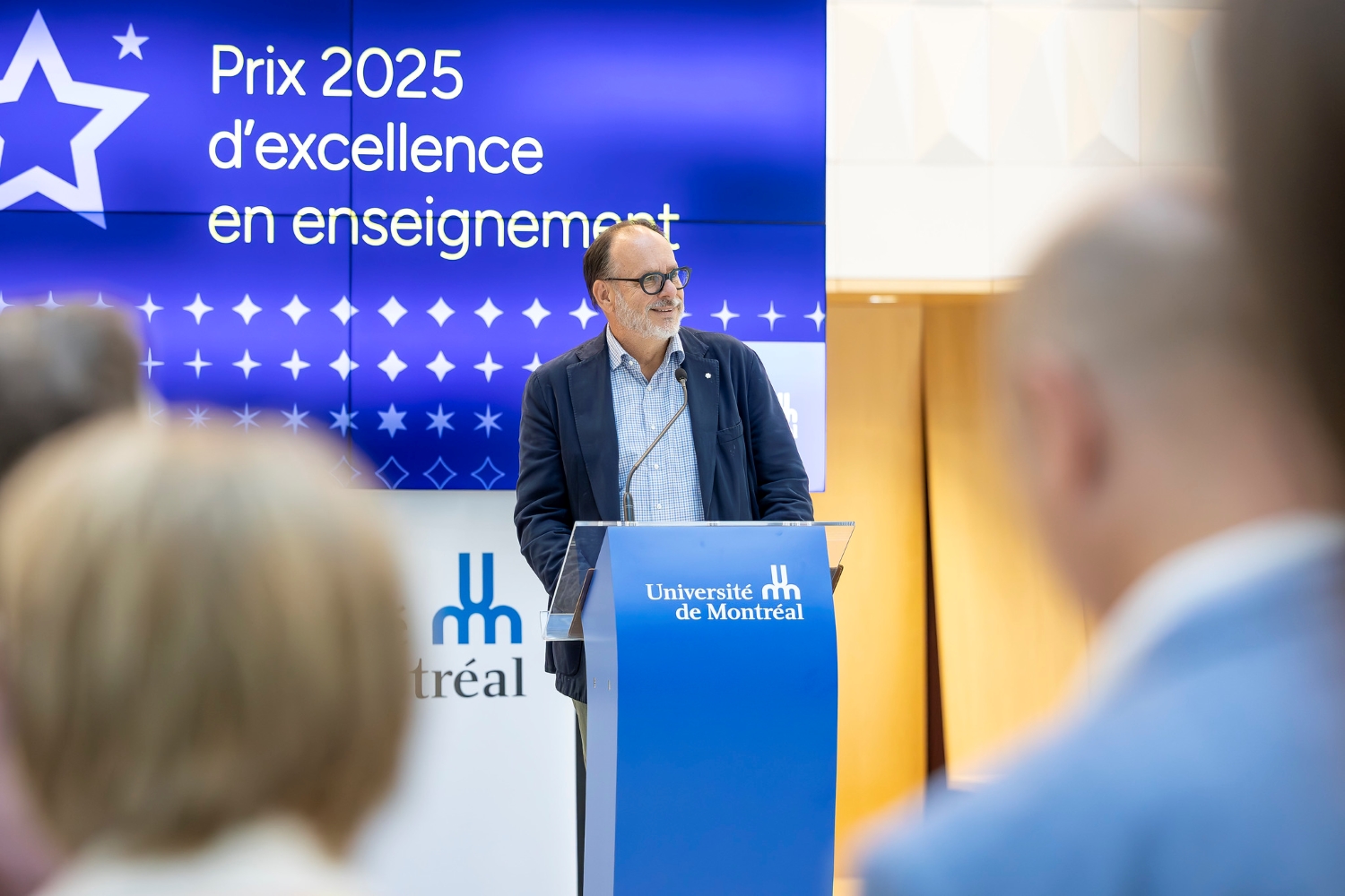 La cérémonie des Prix d’excellence en enseignement 2025 du 27 août dernier.