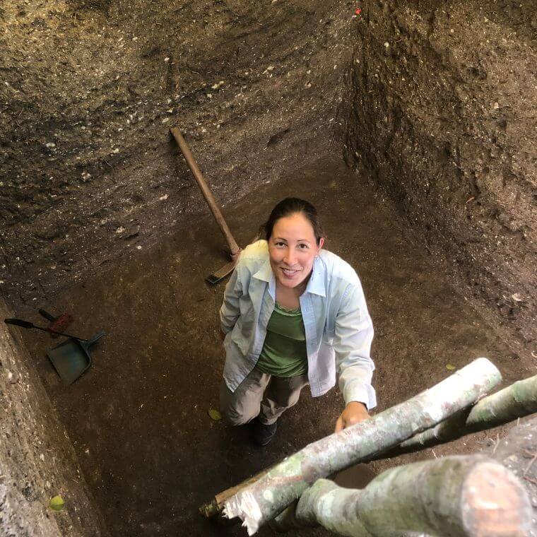 Christina C. Halperin le site des fouilles d'Aguada 2 