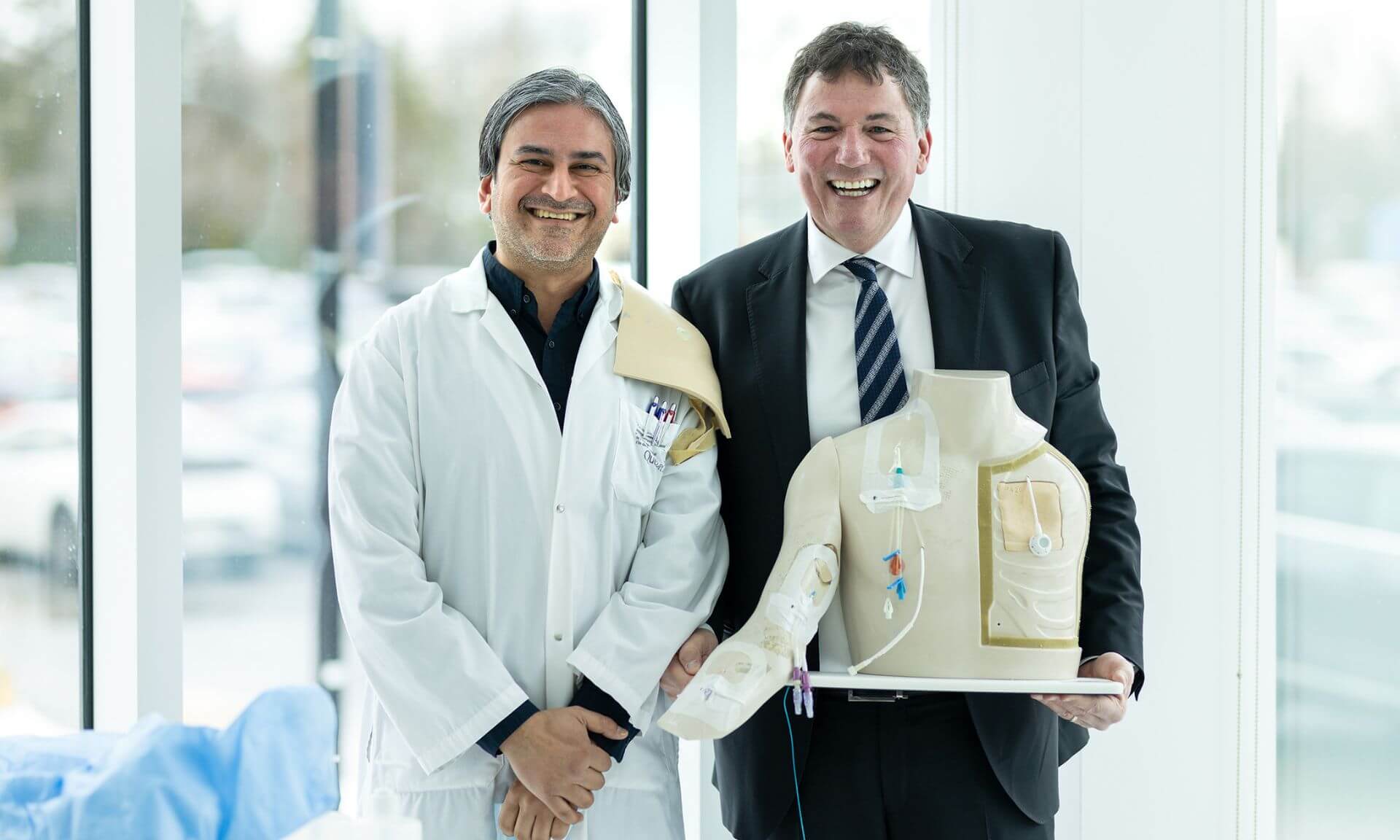 Dr. Imran Ahmad and Minister Dominic LeBlanc