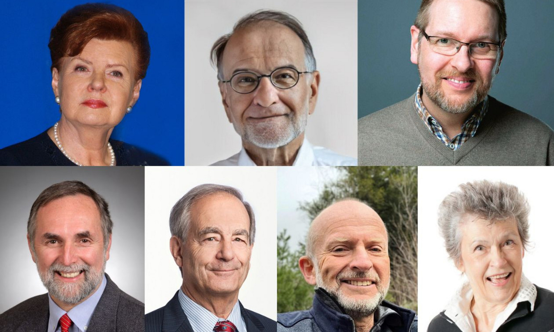Vaira Vike-Freiberga, Daniel Georges Bichet, Pierre Chastenay, Pierre Legault, Robert Panet-Raymond, Dan Poenaru et Frances Marjorie Shaver