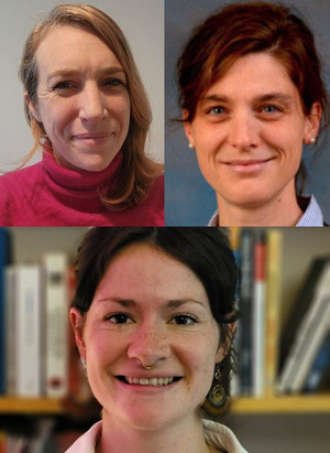 Sarah Fraser, Kim Archambault et Maude Pérusse-Roy