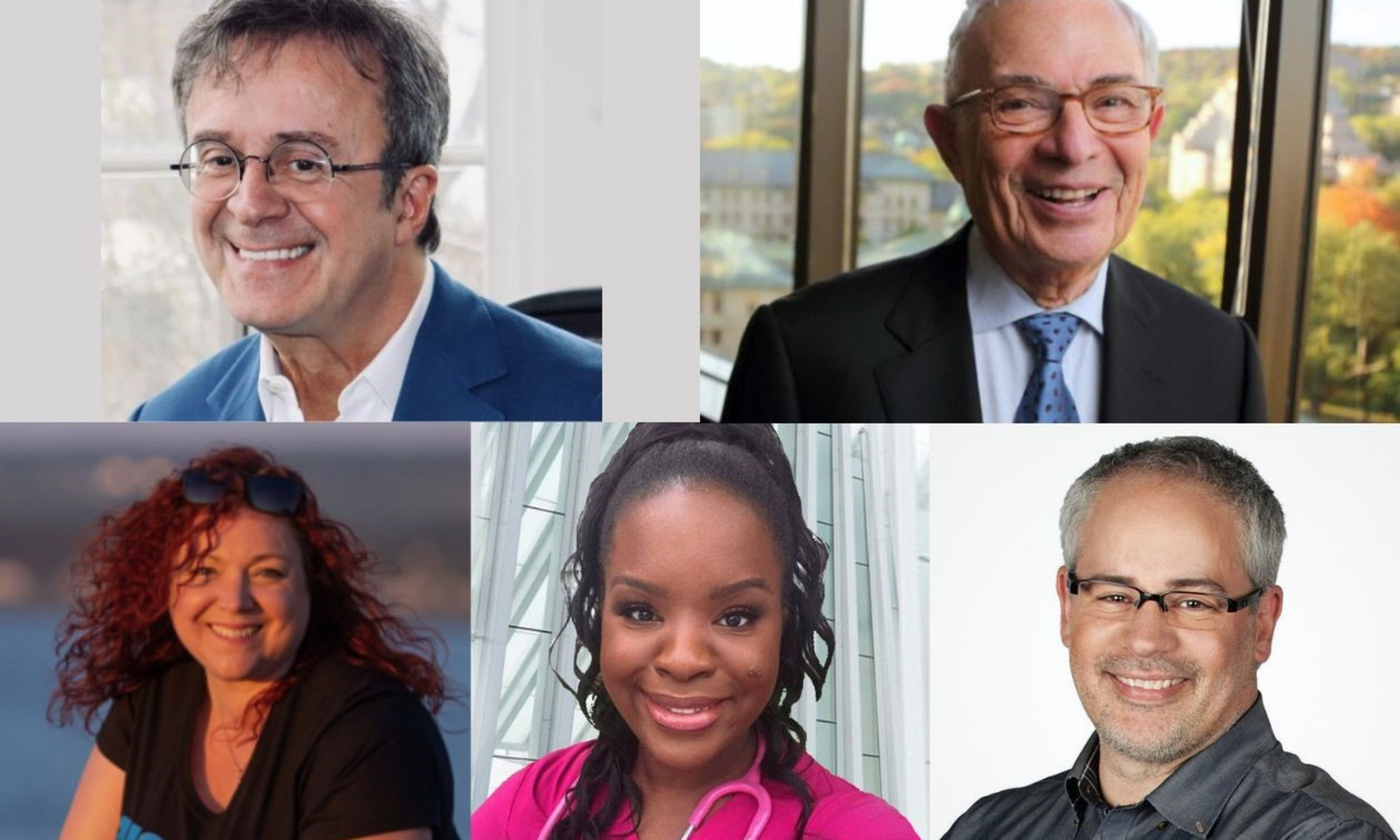 Stéphane Laporte, Irving Ludmer, Lyne Morissette, Stephanie Bumba et Martin Carli