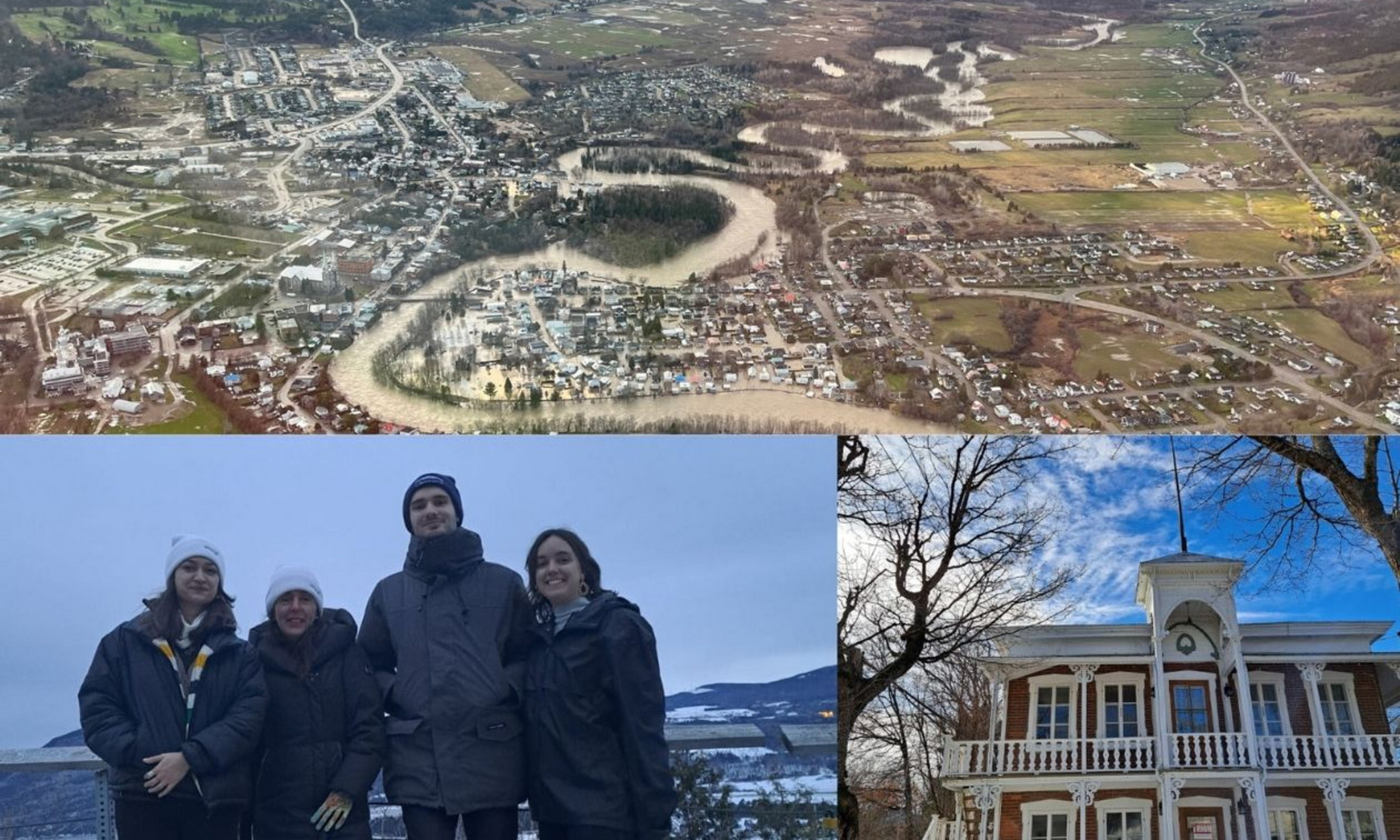 La municipalité de Baie-Saint-Paul et une visite de terrain en mars 2024.