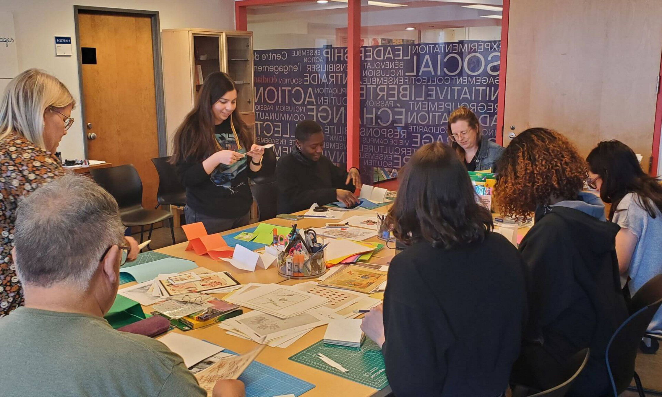 Dans les locaux du Centre de l’engagement étudiant
