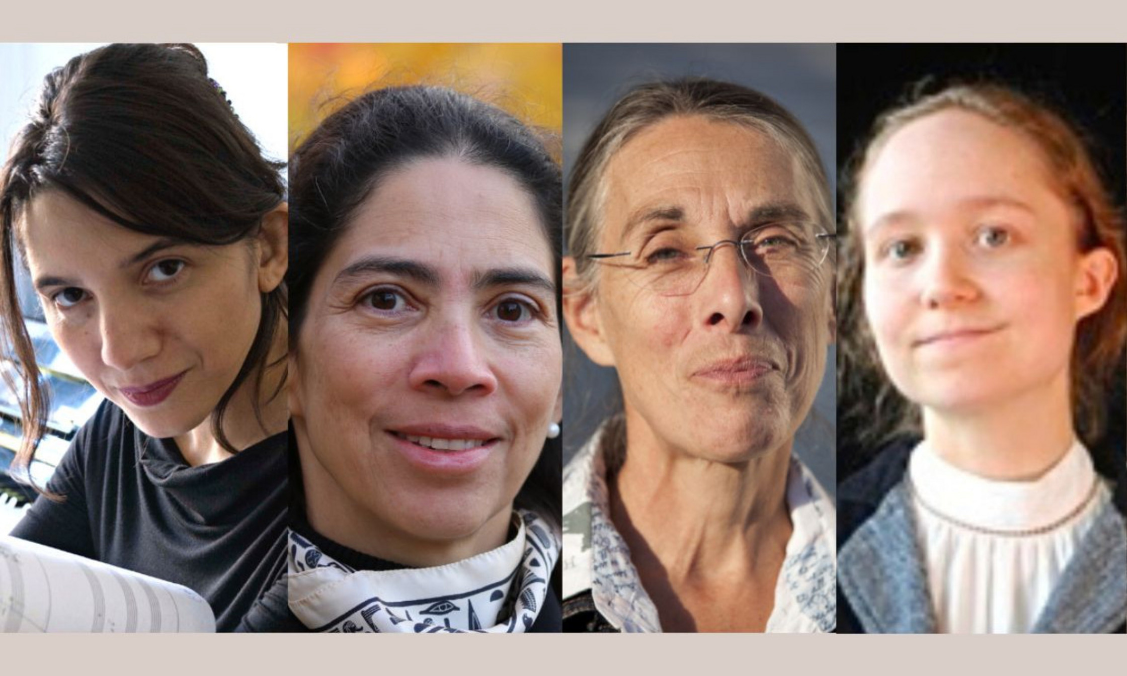 De gauche à droite: Analia Llugdar, Alejandra Odgers, Nicole O’Bomsawin et Danaë Ménard-Bélanger.
