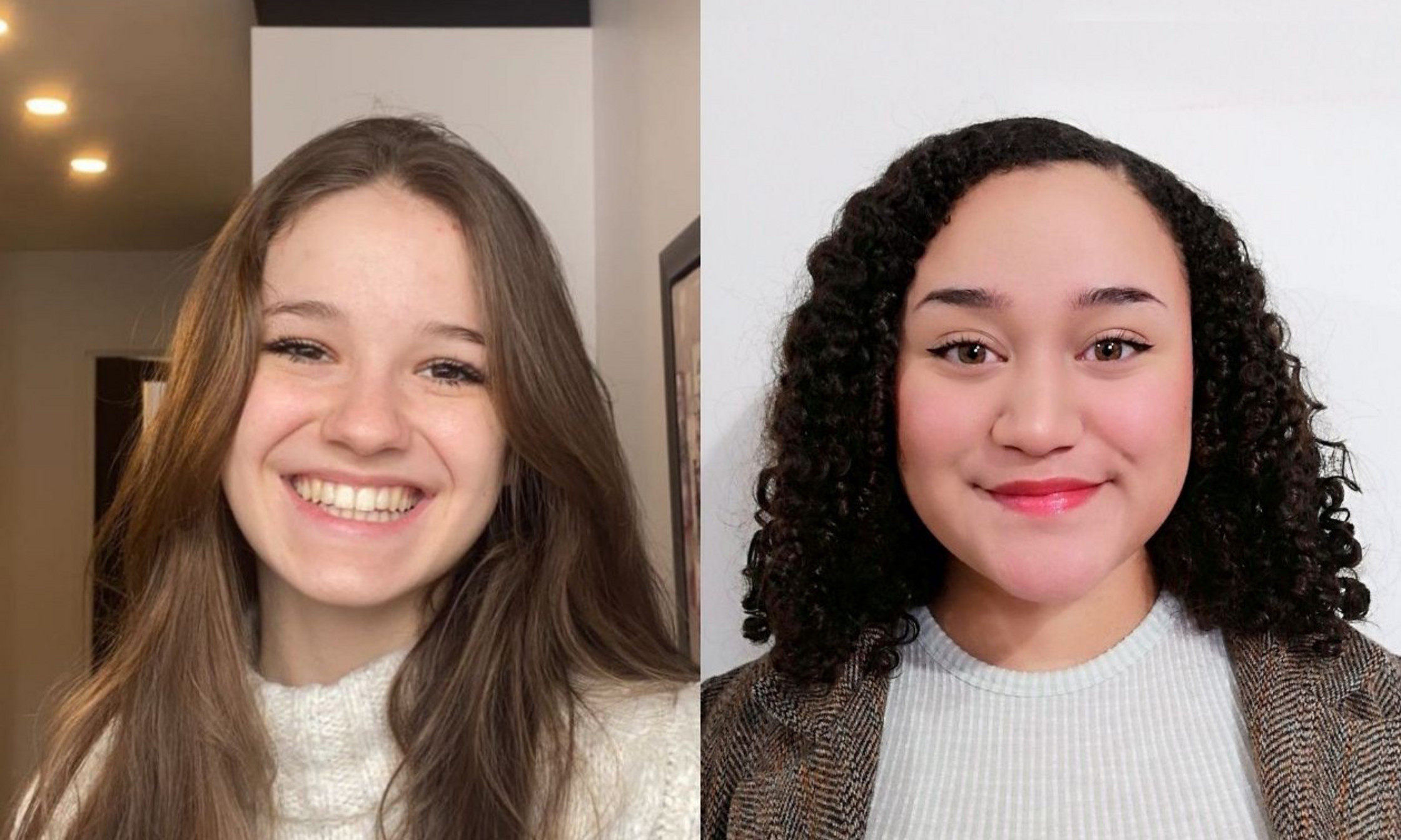 Rosalie Lavoie, à gauche et Mariana Cueto Mendoza, à droite.