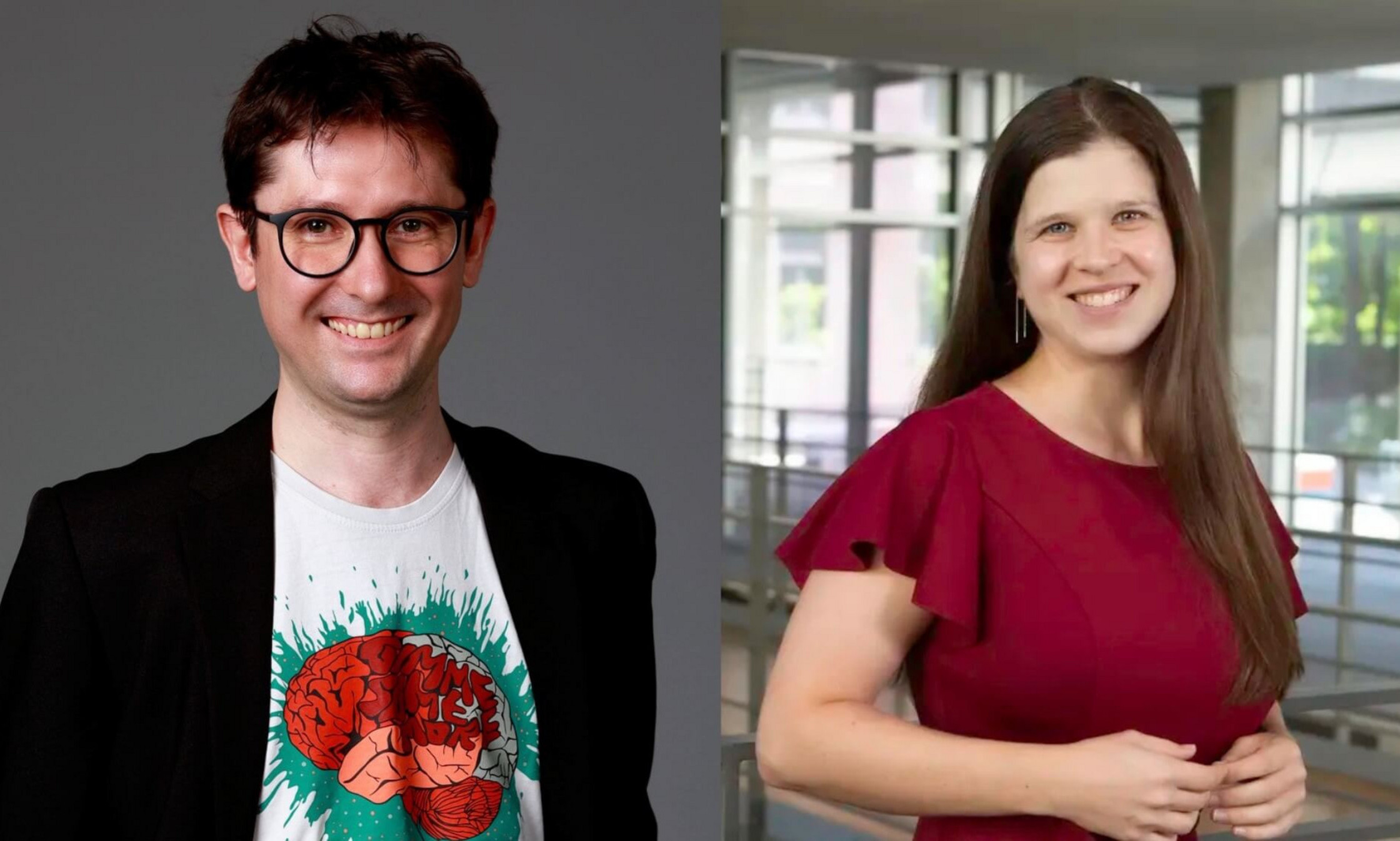 Les professeurs Guillaume Dumas et Ayla Rigouts-Terryn de l'Université de Montréal