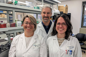 Monica Pata, Mathieu Ferron and Julie Lacombe