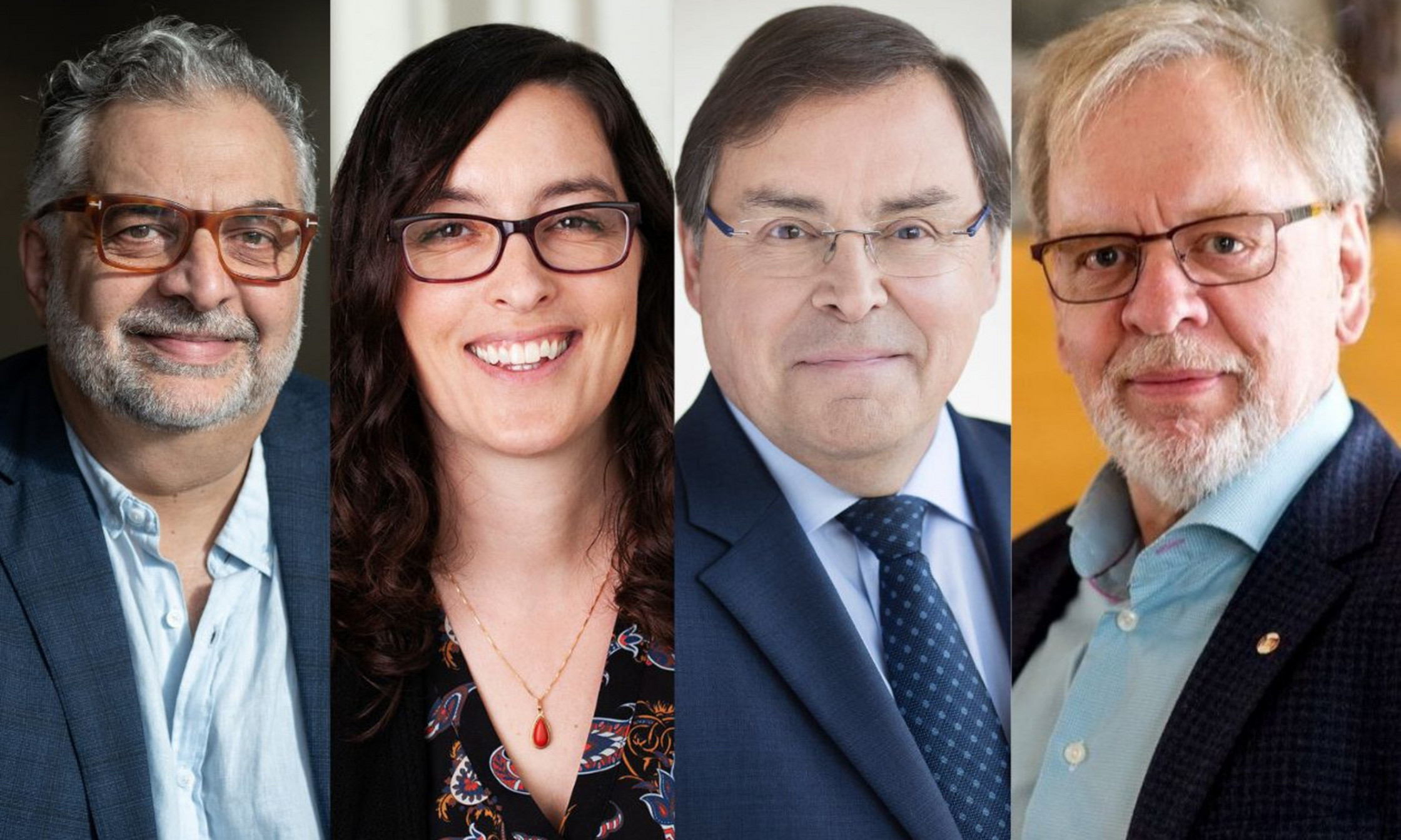 Malek Batal, Marie-Odile Magnan, Guy Breton et Maurice Tardif