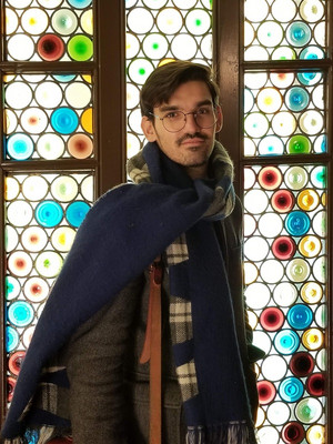 Franck Calard, commissaire de l'exposition "Souffle de lumières"