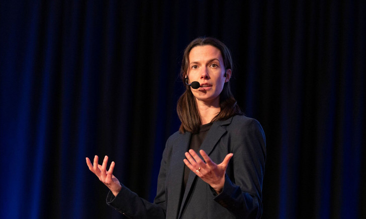 Gabrielle Cadotte, doctorante en sciences de l’activité physique à l'Université de Montréal, a remporté le premier prix du concours «Ma thèse en 180 secondes».