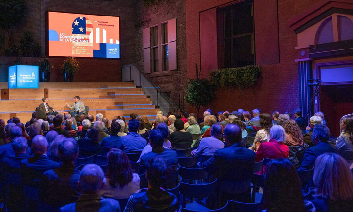 La conférence «Déclaration d’indépendance des États-Unis: 250 ans d’influence» était présentée le 6 mai à la Maison Alcan. Le professeur d’histoire de l’Université Johns Hopkins François Furstenberg et le chroniqueur de La Presse et diplômé de la Faculté de droit Yves Boisvert ont pris part à cette discussion.