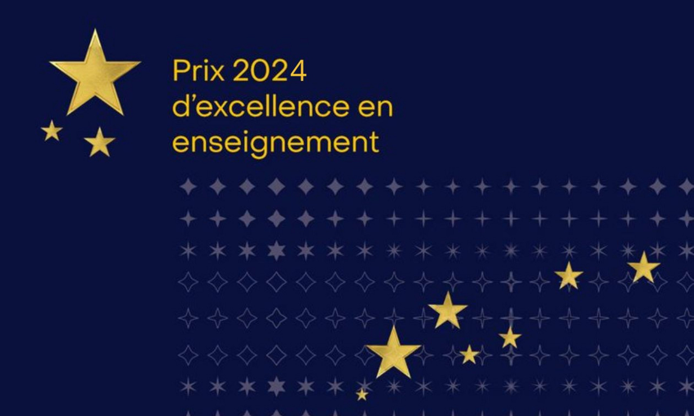 Prix 2024 d'excellence en enseignement