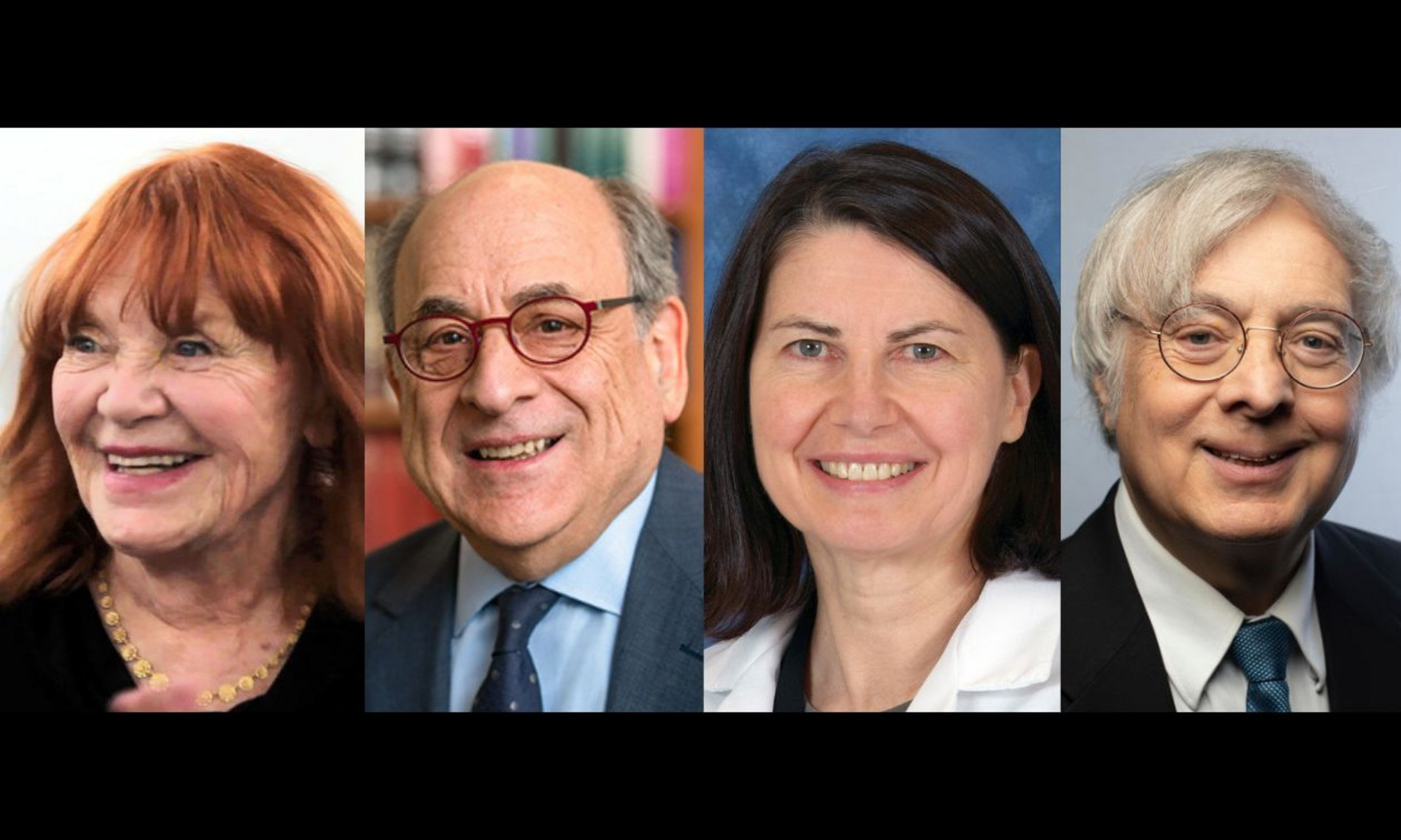 De gauche à droite: Françoise Sullivan, Stuart H. Orkin, Lois Elaine Hodgson Smith et Randall K. Morck