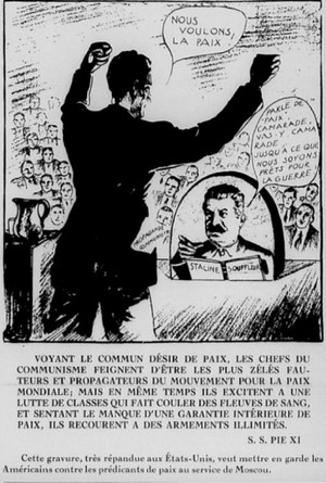 Caricature parue dans "L'Ordre nouveau" du 20 janvier 1938