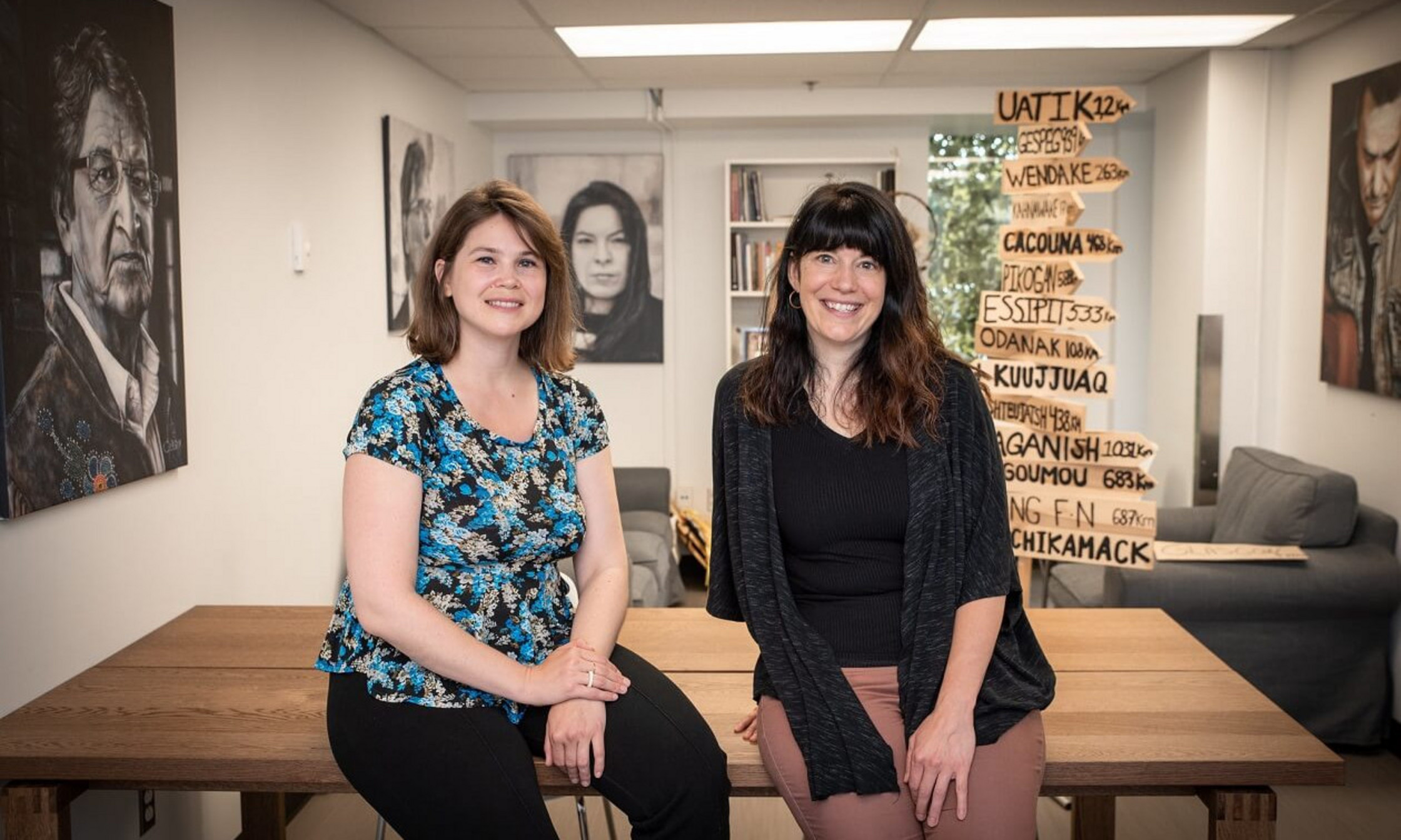 Mélanie Lumsden et Eliane Santschi
