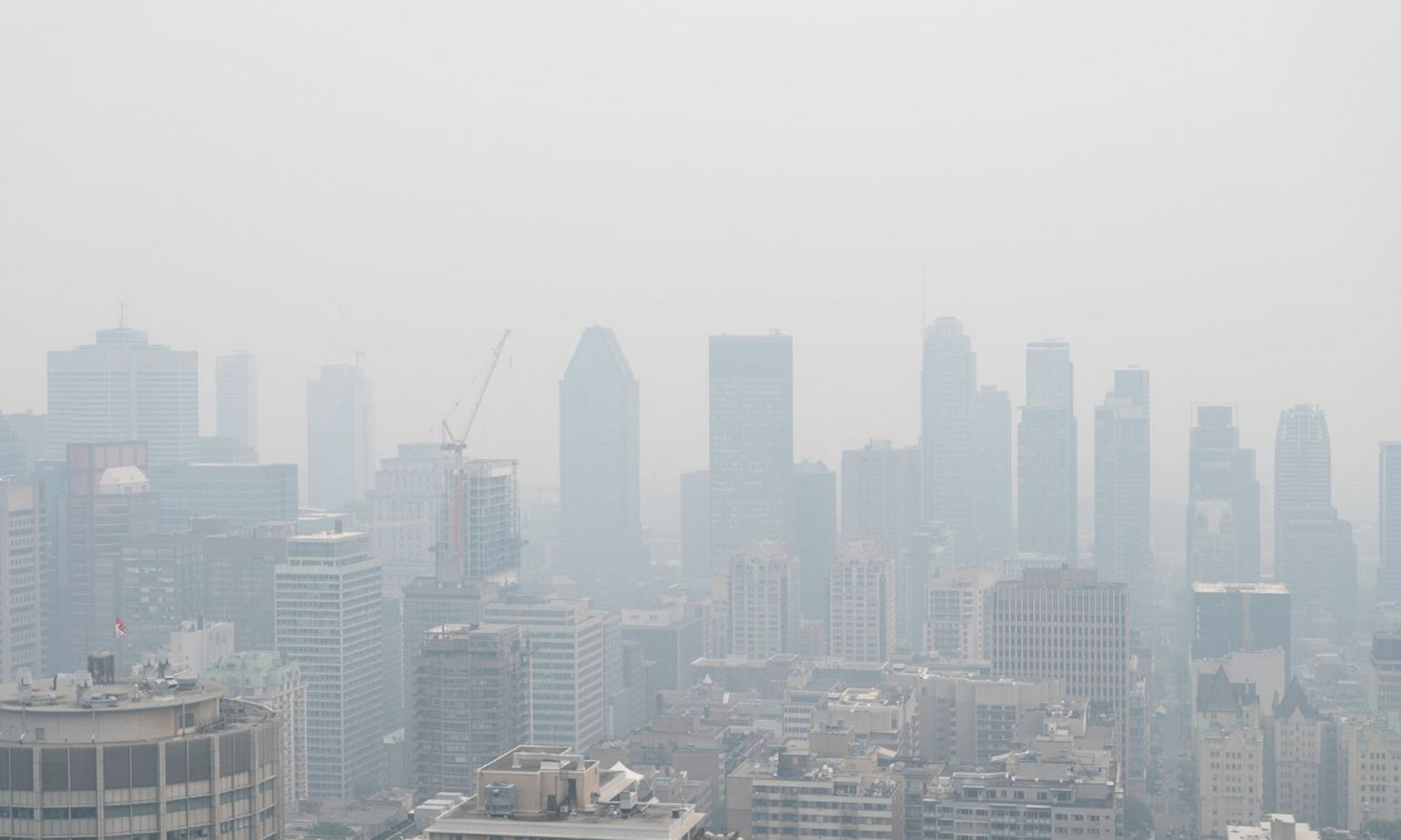Montréal sous le smog
